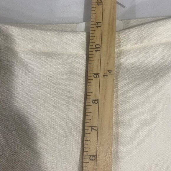 H&M Linen Cotten Trousers Pants  Womens Size 4 Straight Leg Casual Career Office - Picture 11 of 14